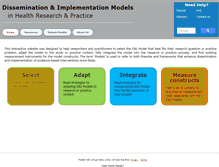 Tablet Screenshot of dissemination-implementation.org